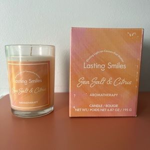 Sea Salt & Citrus - Aromatherapy Candle - new in box